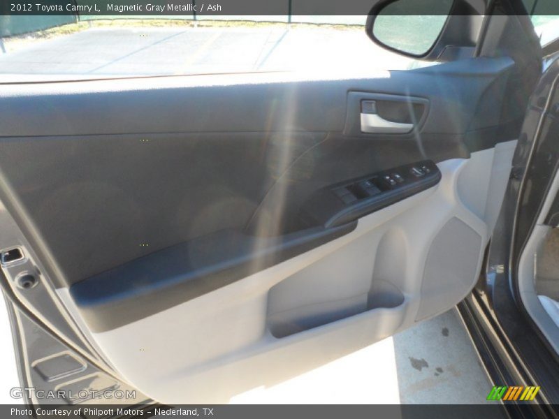 Magnetic Gray Metallic / Ash 2012 Toyota Camry L