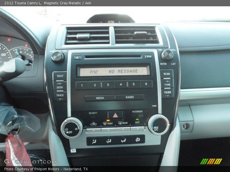 Magnetic Gray Metallic / Ash 2012 Toyota Camry L