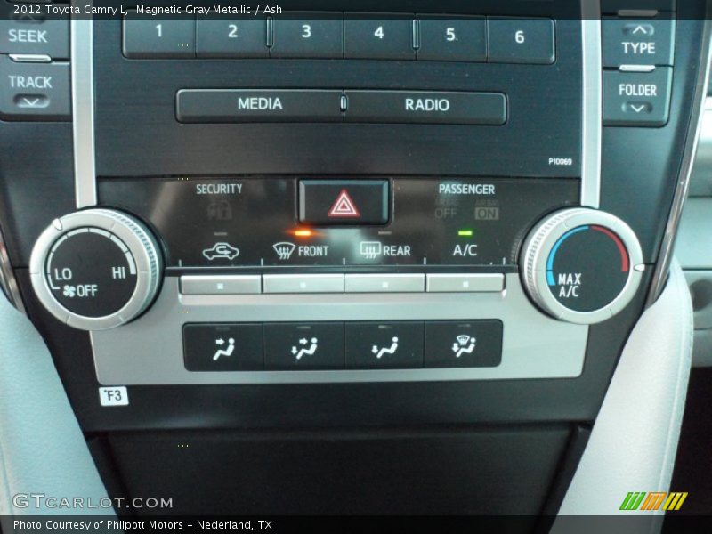 Magnetic Gray Metallic / Ash 2012 Toyota Camry L