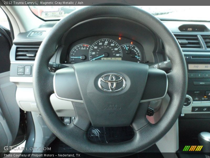 Magnetic Gray Metallic / Ash 2012 Toyota Camry L