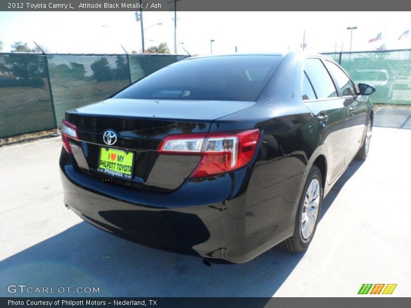 Attitude Black Metallic / Ash 2012 Toyota Camry L