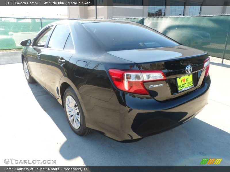 Attitude Black Metallic / Ash 2012 Toyota Camry L