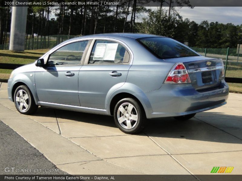 Icelandic Blue Metallic / Charcoal 2008 Chevrolet Aveo LS Sedan
