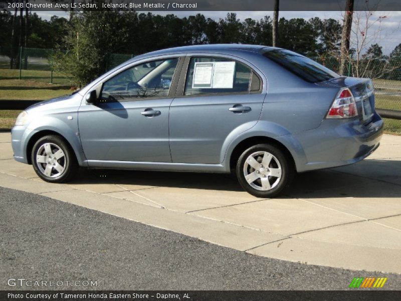 Icelandic Blue Metallic / Charcoal 2008 Chevrolet Aveo LS Sedan
