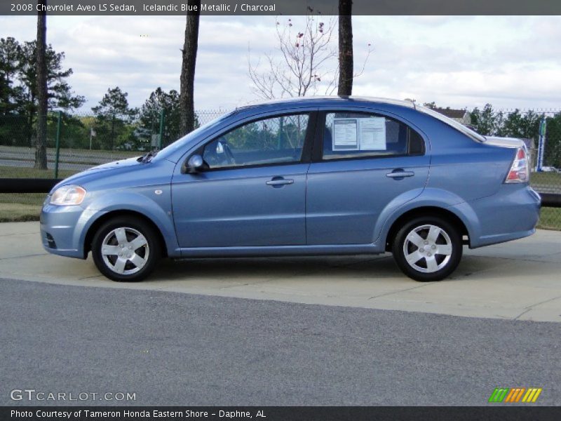 Icelandic Blue Metallic / Charcoal 2008 Chevrolet Aveo LS Sedan
