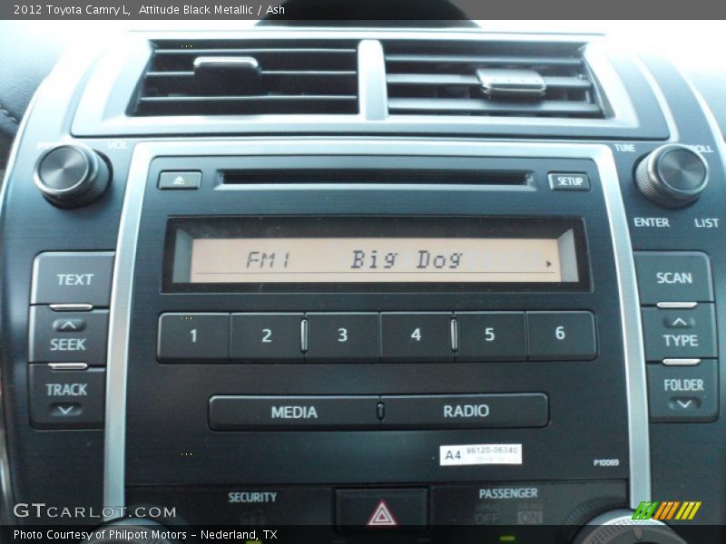 Attitude Black Metallic / Ash 2012 Toyota Camry L