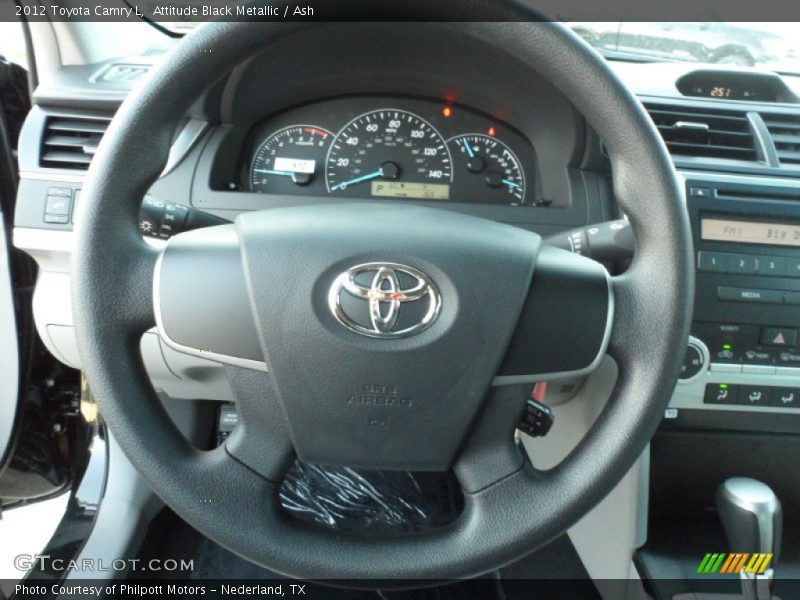 Attitude Black Metallic / Ash 2012 Toyota Camry L