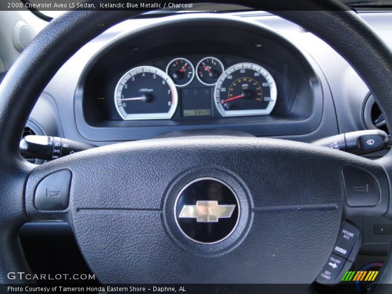 Icelandic Blue Metallic / Charcoal 2008 Chevrolet Aveo LS Sedan