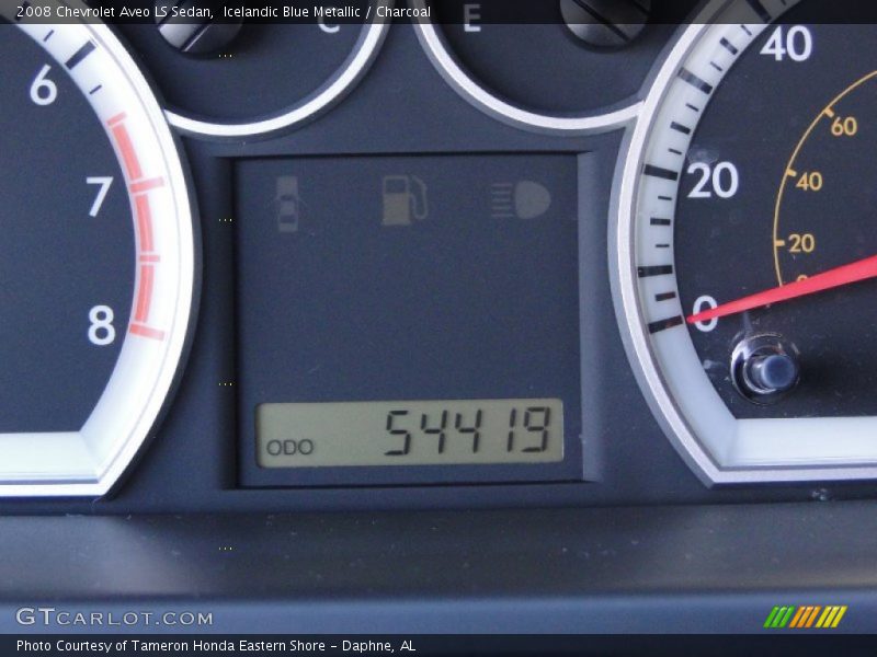 Icelandic Blue Metallic / Charcoal 2008 Chevrolet Aveo LS Sedan