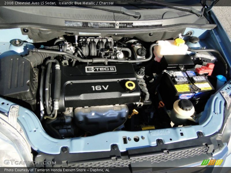 Icelandic Blue Metallic / Charcoal 2008 Chevrolet Aveo LS Sedan