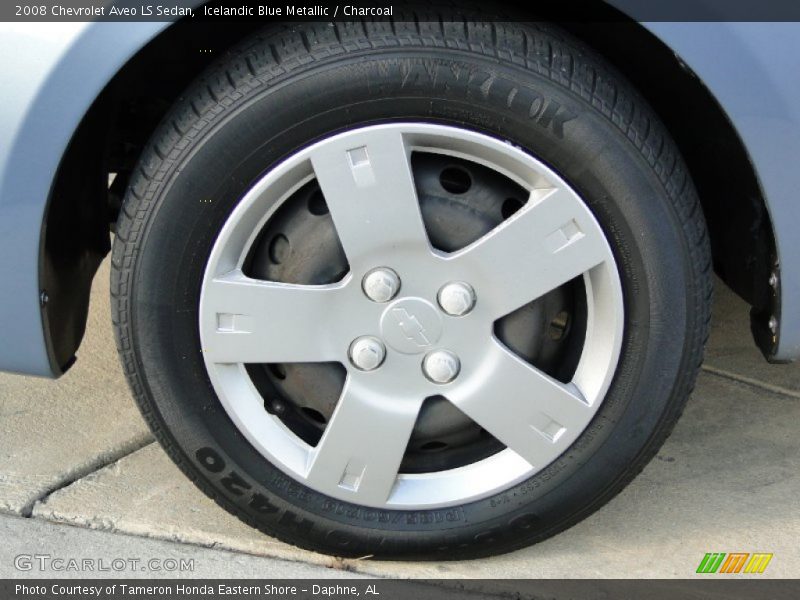 Icelandic Blue Metallic / Charcoal 2008 Chevrolet Aveo LS Sedan
