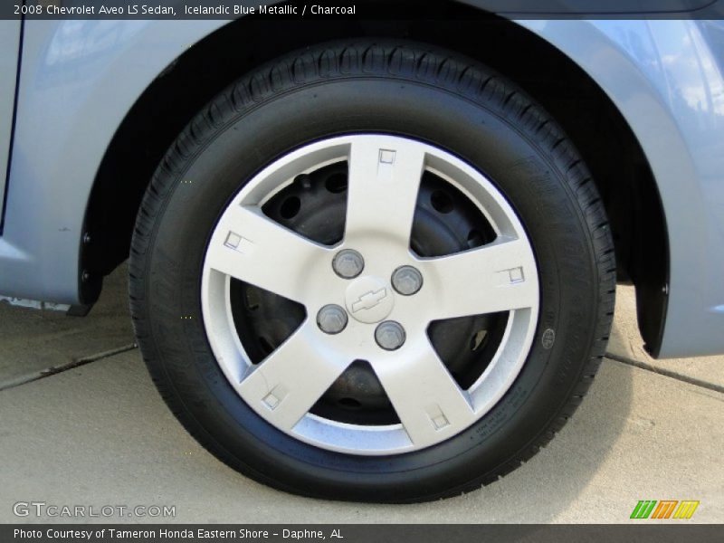 Icelandic Blue Metallic / Charcoal 2008 Chevrolet Aveo LS Sedan