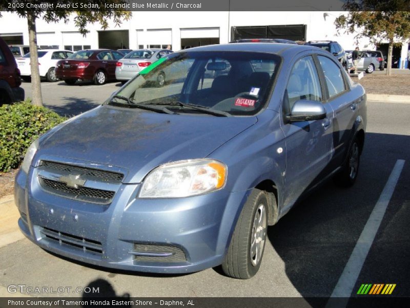 Icelandic Blue Metallic / Charcoal 2008 Chevrolet Aveo LS Sedan
