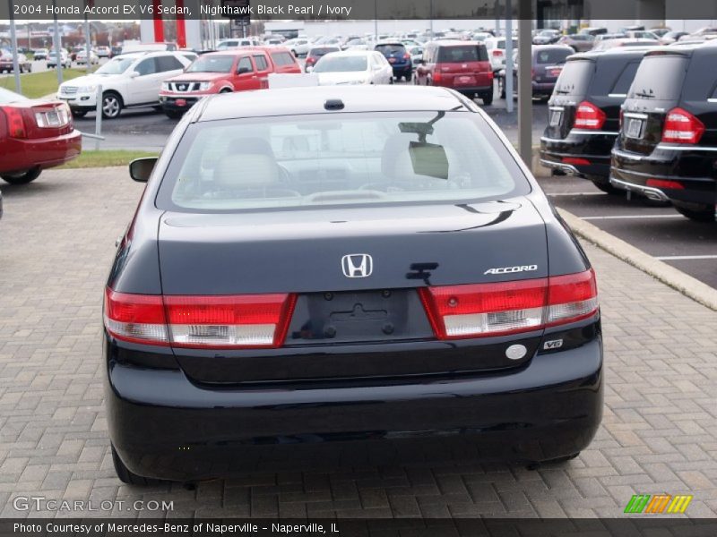 Nighthawk Black Pearl / Ivory 2004 Honda Accord EX V6 Sedan