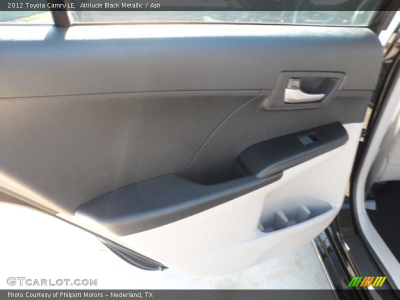Attitude Black Metallic / Ash 2012 Toyota Camry LE
