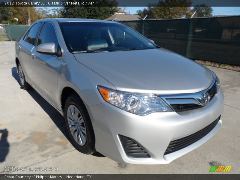 Classic Silver Metallic / Ash 2012 Toyota Camry LE