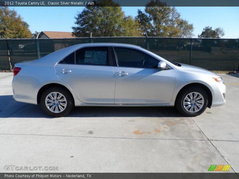Classic Silver Metallic / Ash 2012 Toyota Camry LE