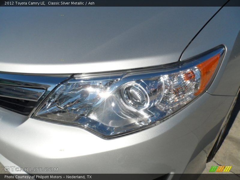 Classic Silver Metallic / Ash 2012 Toyota Camry LE