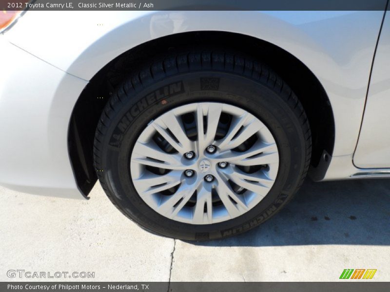 Classic Silver Metallic / Ash 2012 Toyota Camry LE