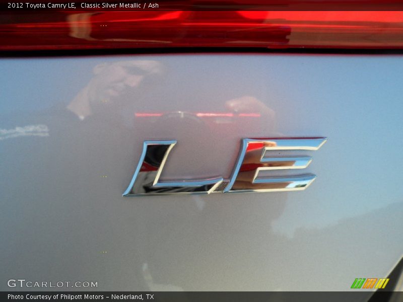 Classic Silver Metallic / Ash 2012 Toyota Camry LE