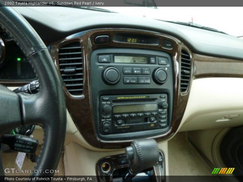 Sundown Red Pearl / Ivory 2002 Toyota Highlander V6