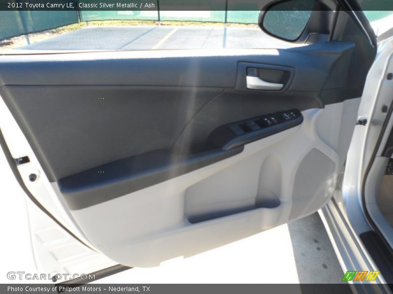 Classic Silver Metallic / Ash 2012 Toyota Camry LE