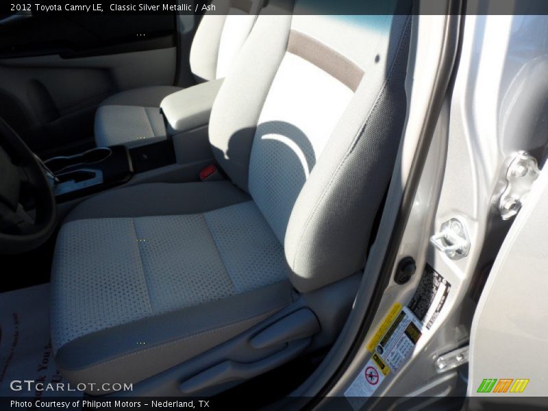 Classic Silver Metallic / Ash 2012 Toyota Camry LE