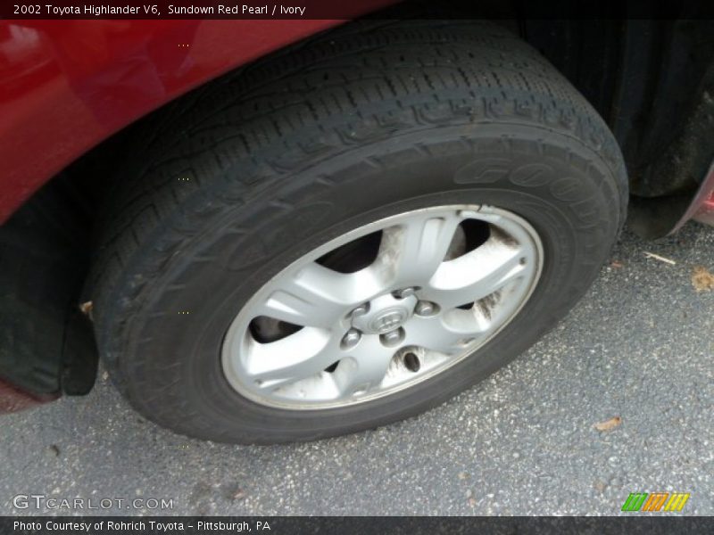 Sundown Red Pearl / Ivory 2002 Toyota Highlander V6