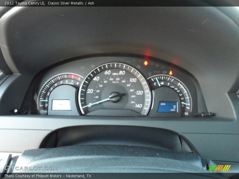 Classic Silver Metallic / Ash 2012 Toyota Camry LE