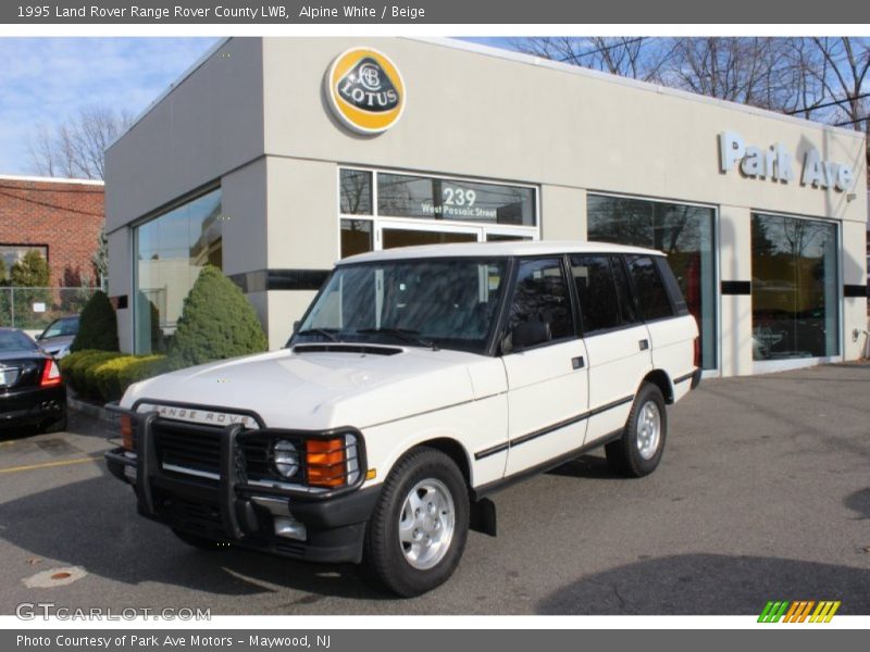 Alpine White / Beige 1995 Land Rover Range Rover County LWB