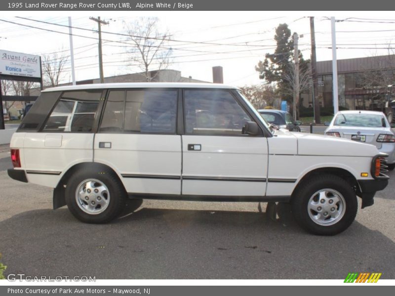  1995 Range Rover County LWB Alpine White