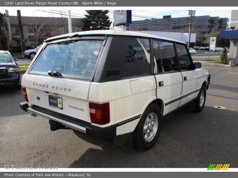 Alpine White / Beige 1995 Land Rover Range Rover County LWB