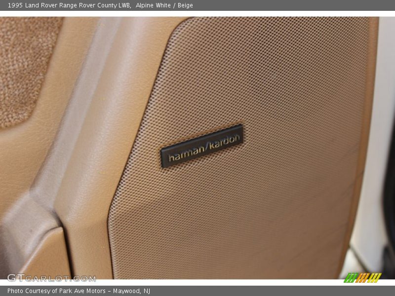 Alpine White / Beige 1995 Land Rover Range Rover County LWB