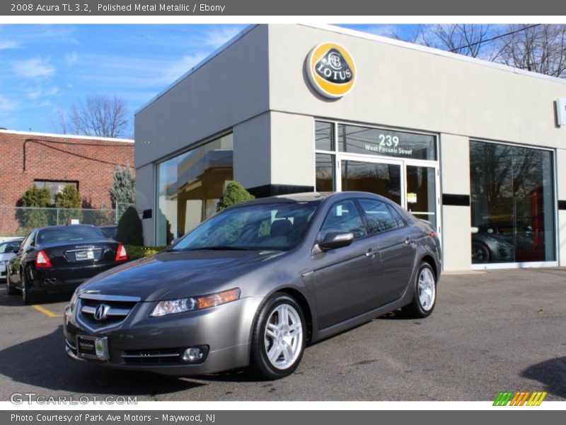 Polished Metal Metallic / Ebony 2008 Acura TL 3.2