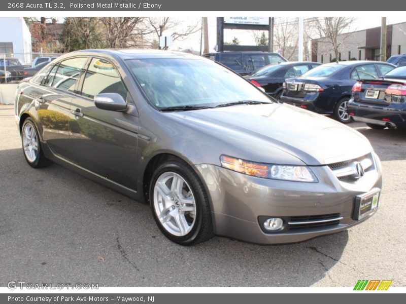 Polished Metal Metallic / Ebony 2008 Acura TL 3.2