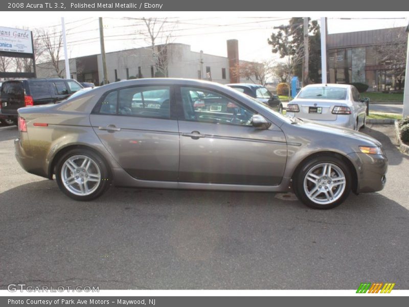 Polished Metal Metallic / Ebony 2008 Acura TL 3.2