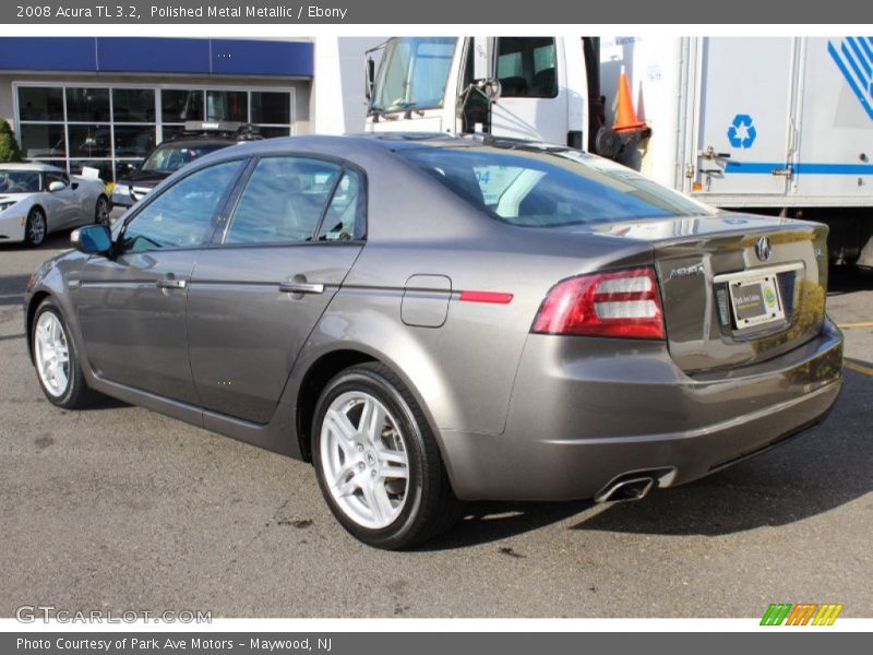 Polished Metal Metallic / Ebony 2008 Acura TL 3.2