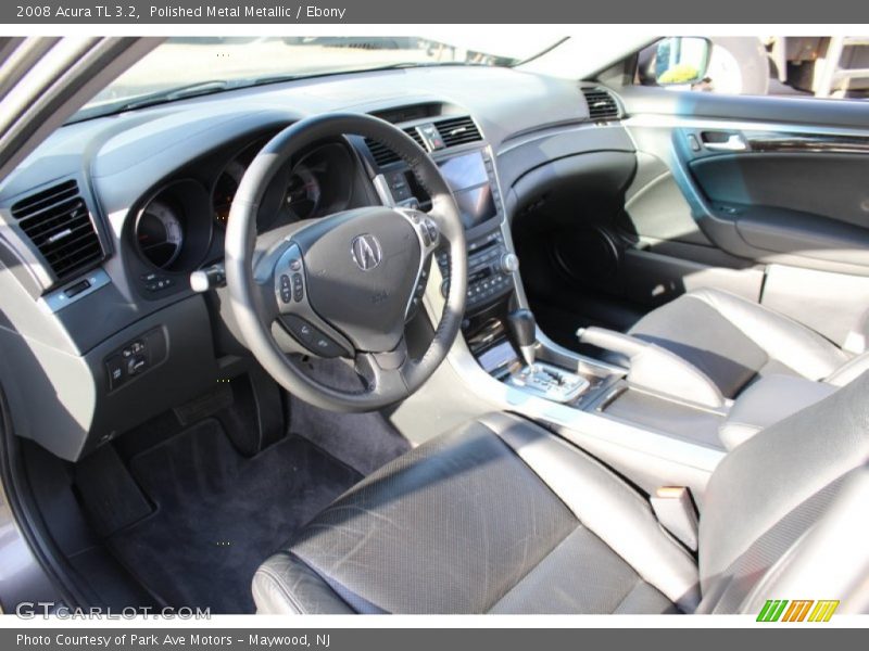 Polished Metal Metallic / Ebony 2008 Acura TL 3.2