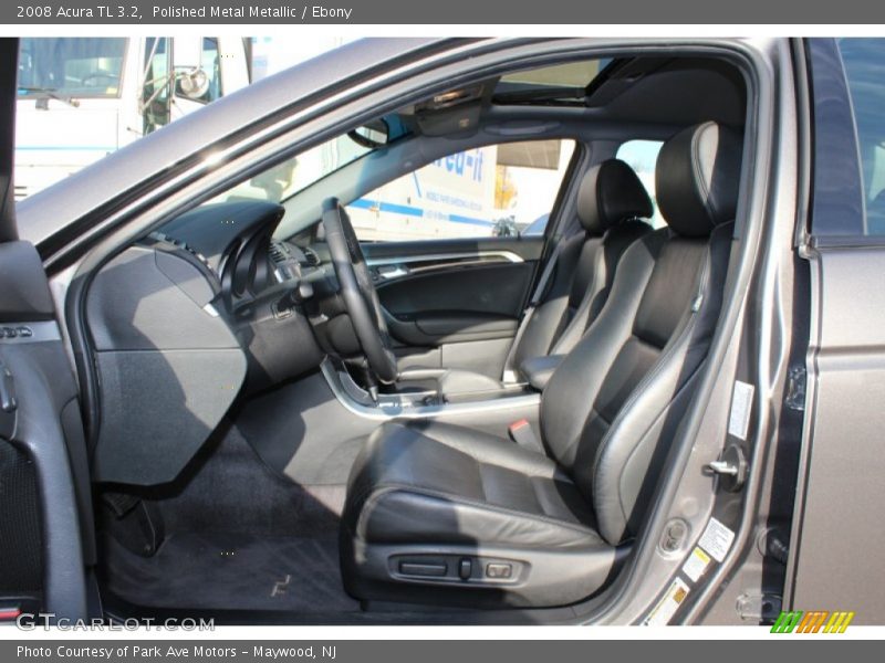 Polished Metal Metallic / Ebony 2008 Acura TL 3.2