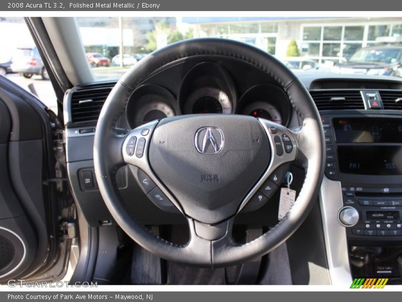 Polished Metal Metallic / Ebony 2008 Acura TL 3.2