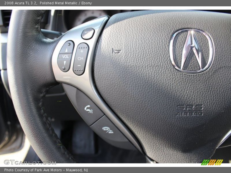 Polished Metal Metallic / Ebony 2008 Acura TL 3.2