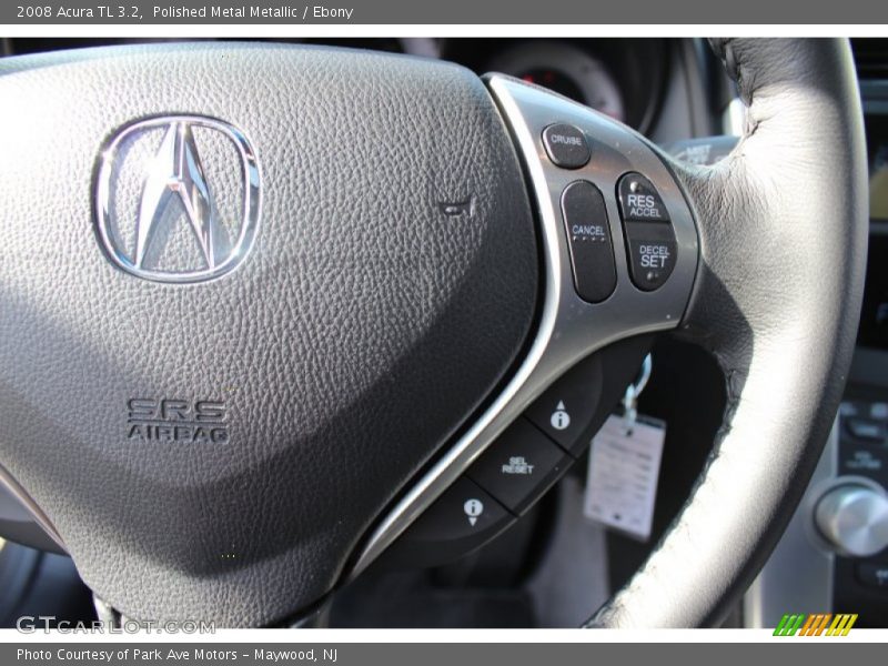 Polished Metal Metallic / Ebony 2008 Acura TL 3.2