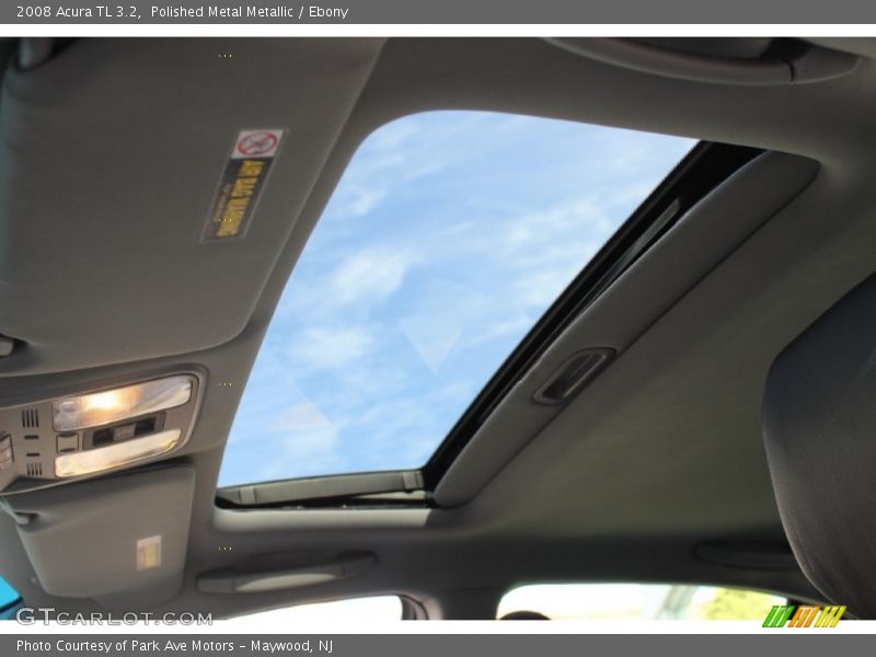 Polished Metal Metallic / Ebony 2008 Acura TL 3.2