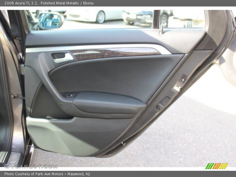 Polished Metal Metallic / Ebony 2008 Acura TL 3.2