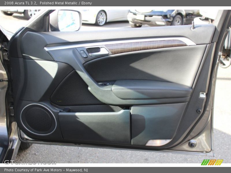 Polished Metal Metallic / Ebony 2008 Acura TL 3.2