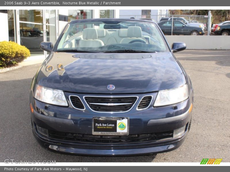 Nocturne Blue Metallic / Parchment 2006 Saab 9-3 Aero Convertible