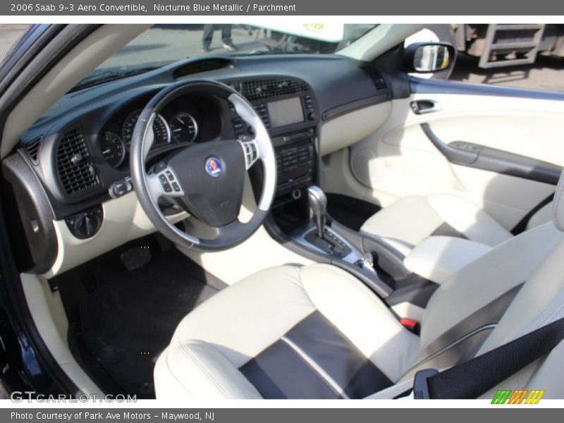 Nocturne Blue Metallic / Parchment 2006 Saab 9-3 Aero Convertible
