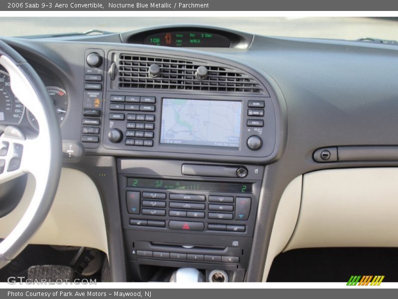 Nocturne Blue Metallic / Parchment 2006 Saab 9-3 Aero Convertible