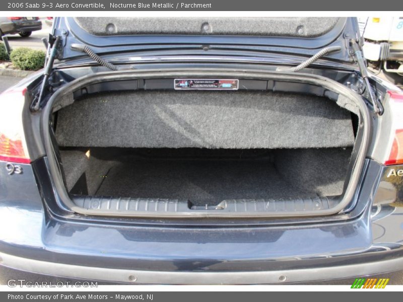 Nocturne Blue Metallic / Parchment 2006 Saab 9-3 Aero Convertible