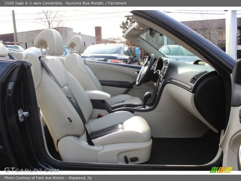 Nocturne Blue Metallic / Parchment 2006 Saab 9-3 Aero Convertible